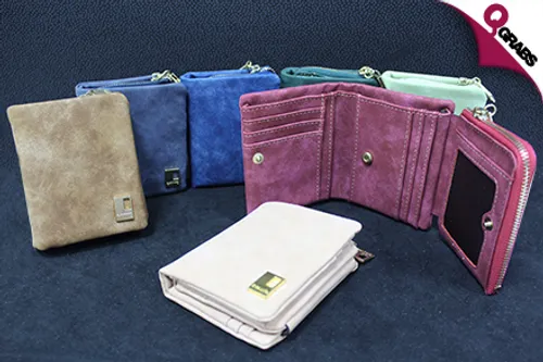 From QR44, Organize Your Money Fabulously with Women’s 3-Fold Mini Clutch Wallets - Choose from 7 Fashionable Colors! (Up to QR150 Value)